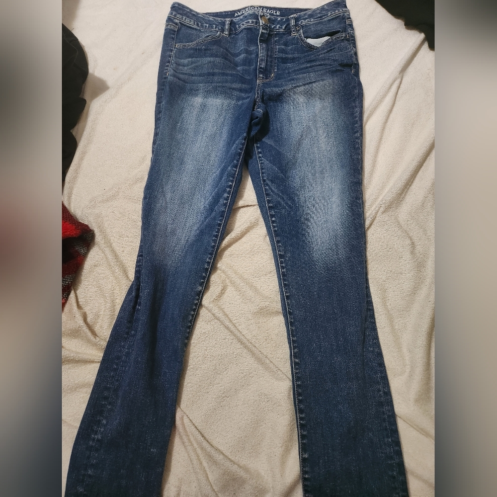 American eagle hi-rise jegging size 14